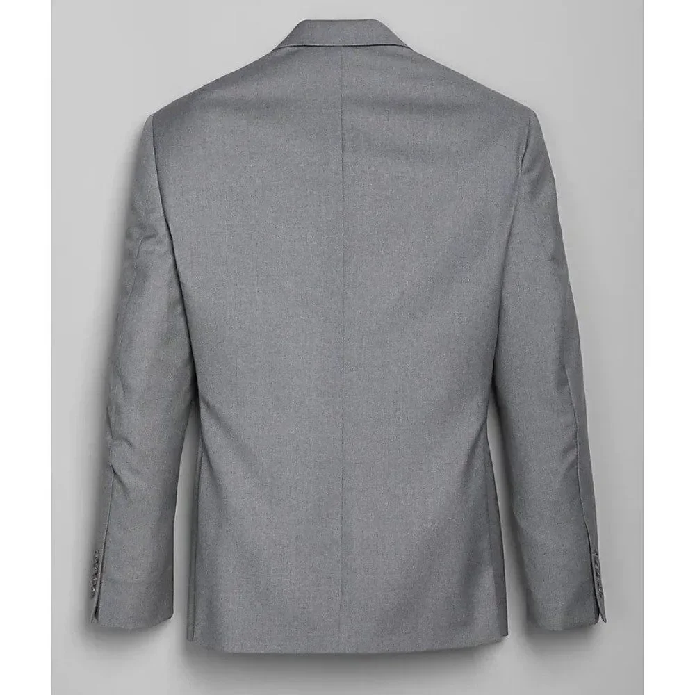 43R Jos A Bank 1905 Navy Mens Sportcoat Blazer Jacket‎ Tailored Fit Grey D040200